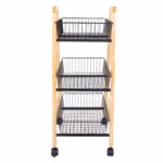 Riiul BREN_32x37xH81cm, must - Pilt 2
