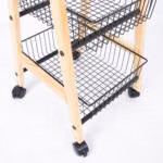 Riiul BREN_32x37xH81cm, must - Pilt 5