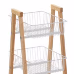 Riiul BREN_32x37xH81cm, valge - Pilt 2