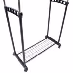 Stange FRY 83x43xH93,5-168cm, must/ kroom - Pilt 3