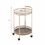 Serveerimislaud GENUA D52xH79cm, kuldne - Pilt 6