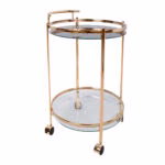 Serveerimislaud GENUA D52xH79cm, kuldne - Pilt 2