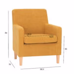 Tugitool LEENE kollane - Pilt 7