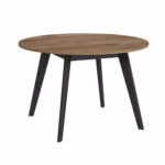 Söögilaud RIVERO D120xH75cm, tamm/must - Pilt 2