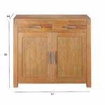 Kummut CHICAGO NEW 97x44xH86cm, tamm - Pilt 3