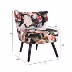 Tugitool LA PERLA 63x73xH76cm, lilleline - Pilt 2