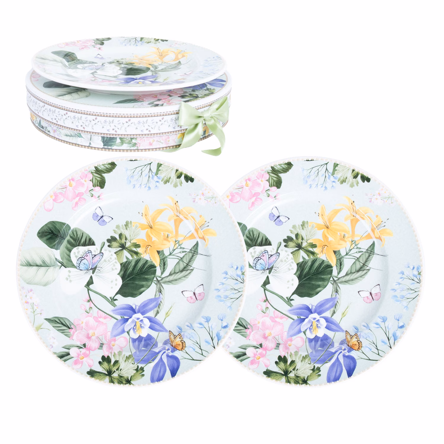 85399 Taldrikud MIA FLORA 2tk D19cm kinkekarbis