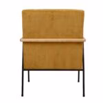 Tugitool JADE_63x75,5xH85,5cm, kollane - Pilt 4
