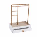 Ehete hoidja LARA H26cm, sahtliga, valge - Pilt 2