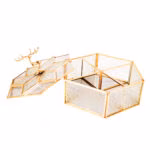 Laegas BERYL_ 20x20xH6cm, kuldne - Pilt 2