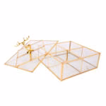 Laegas BERYL_ 18x18xH6cm, kuldne - Pilt 2