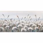 Õlimaal 70x140cm, valged põllulilled - Pilt 2