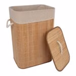 Pesukast MAX BAMBOO 40x30xH57cm, kaanega - Pilt 2