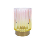 LED-valgusti WINGS AMBER H13cm roosa/kollane