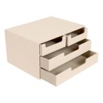 Dokumendisahtlid WILMA 34x26x18,5cm, kreem - Pilt 2
