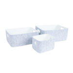 Kast LIDO FELT 20x15,5xH12cm, helehall - Pilt 2