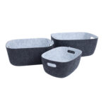 Kast LIDO POP 32x24xH14cm, tumehall - Pilt 2