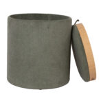 Tumba/laud HIRO D39xH44cm, roheline, panipaigaga - Pilt 3