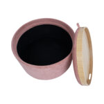 Tumba/laud HIRO D56xH42,5cm, roosa, panipaigaga - Pilt 3