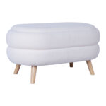 Tumba/laud HANA 87x48,5xH46cm, valge, panipaigaga - Pilt 2