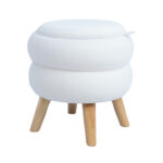 Tumba/laud HANA D40xH41cm, valge, panipaigaga - Pilt 5