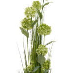 Kunstlill IN GARDEN H120cm, roheline hortensia, rohukõrred potis - Pilt 2