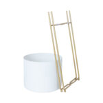 Lillepostament DEIA WHITE M 21,5x20,5xH4 - Pilt 4