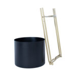 Lillepostament DEIA BLACK L 24,5x23,5xH5 - Pilt 4