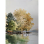 Seinapilt WALLY 45x60cm, mets järve ääre - Pilt 2
