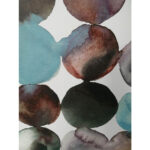 Seinapilt WALLY 60x60cm, sinised abstrak - Pilt 2