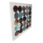 Seinapilt WALLY 60x60cm, sinised abstrak - Pilt 3