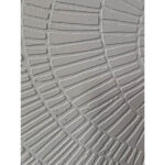 Seinapilt WALLY_60x80cm, abstraktne valge - Pilt 2