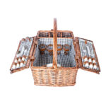 Piknikukorv GINO 4-le 46x33xH22/40cm - Pilt 2