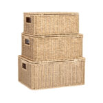 Korv BASILE 37x27xH17cm, helepruun - Pilt 2