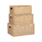 Korv BASILE 34x24xH15cm, helepruun - Pilt 2