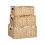 Korv BASILE 31x21xH13cm, helepruun - Pilt 2