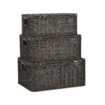 Korv BASILE 37x27xH17cm, tumepruun - Pilt 2
