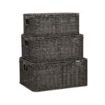 Korv BASILE 34x24xH15cm, tumepruun - Pilt 2