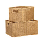 Korv BASILE 37x26xH18cm, helepruun - Pilt 2