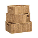 Korv BASILE 37x27xH15cm, helepruun - Pilt 2