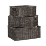 Korv BASILE 31x21xH12cm, tumepruun - Pilt 2