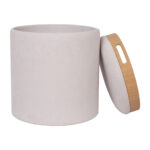 Tumba/laud HIRO D34,5xH37cm, valge, panipaigaga - Pilt 3