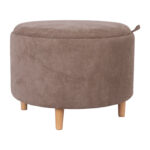 Tumba/laud HIRO D56xH42.5cm, helepruun, panipaigaga - Pilt 2