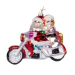 Jõuluehe JOY SANTA MOTORBIKE 13.4cm
