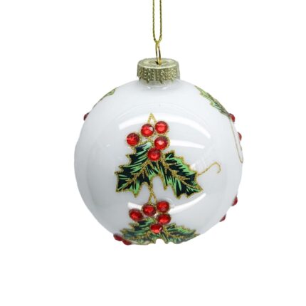 Jõuluehe JOY WHITE D8cm
