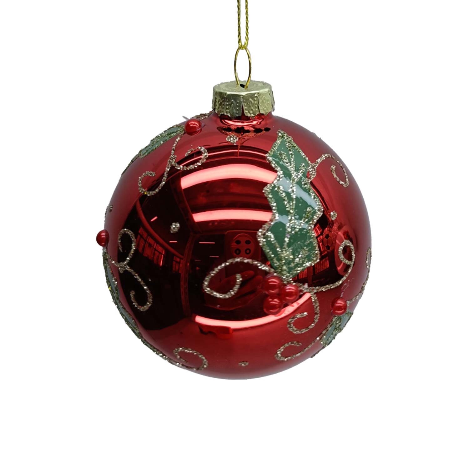 89085 Jõuluehe JOY RED D8cm