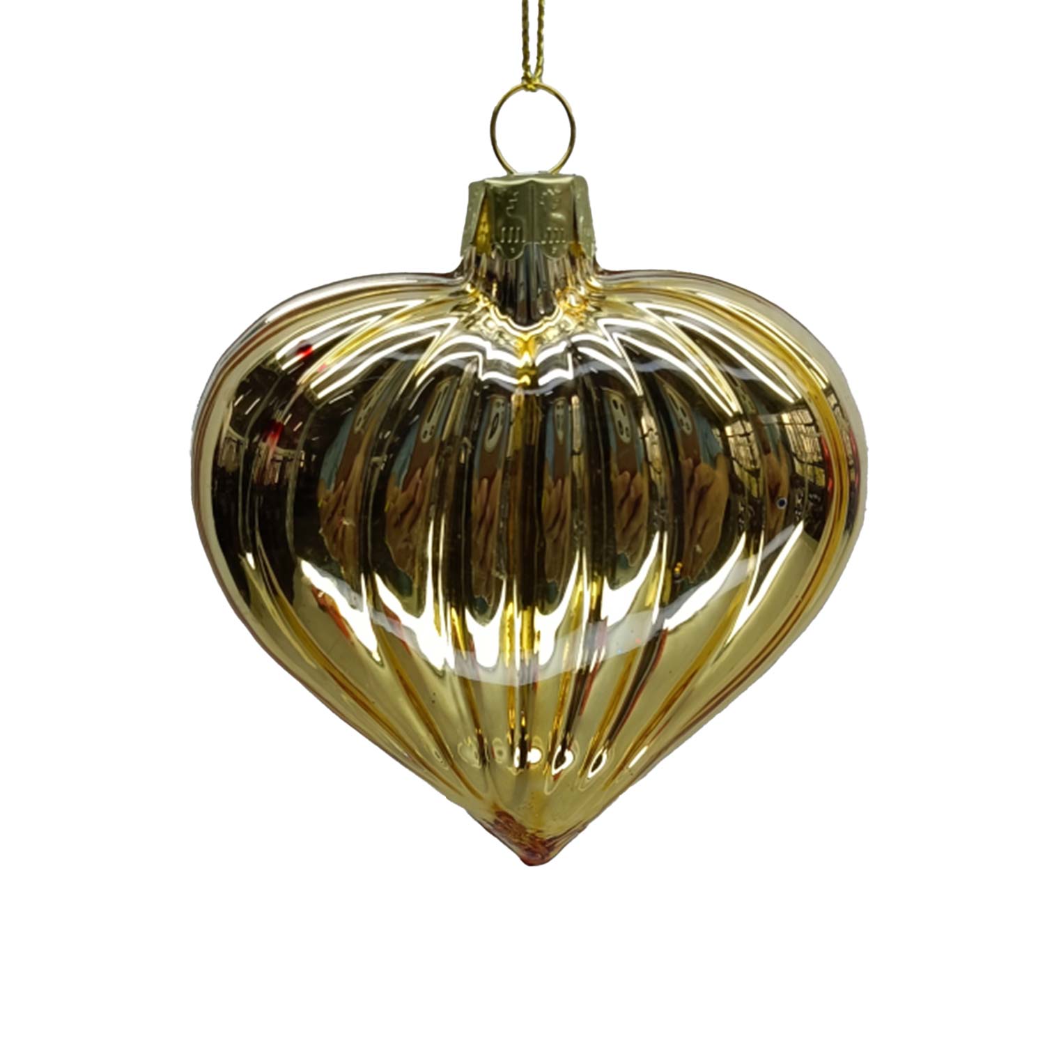 89092 Jõuluehe JOY HEART GOLD 8cm