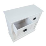 Kummut MELDON_75x33xH75cm, valge - Pilt 4