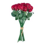Kunstlill FLOWERLY 18tk roosid kimbus, mix - Pilt 3