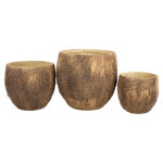 Lillepott SUNNY OAK D29xH26cm, pruun - Pilt 2